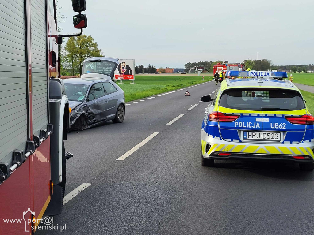 Wypadek na drodze Śrem Kórnik