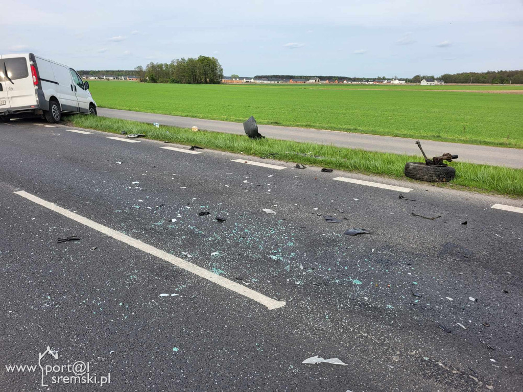 Wypadek na drodze Śrem Kórnik
