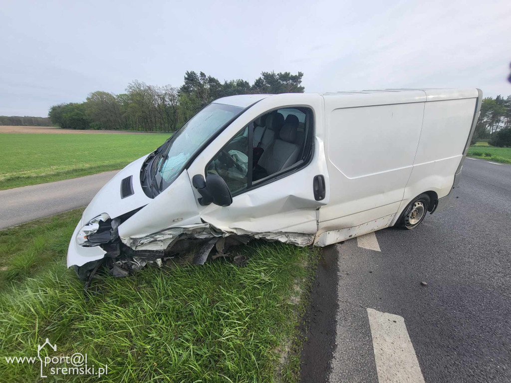 Wypadek na drodze Śrem Kórnik