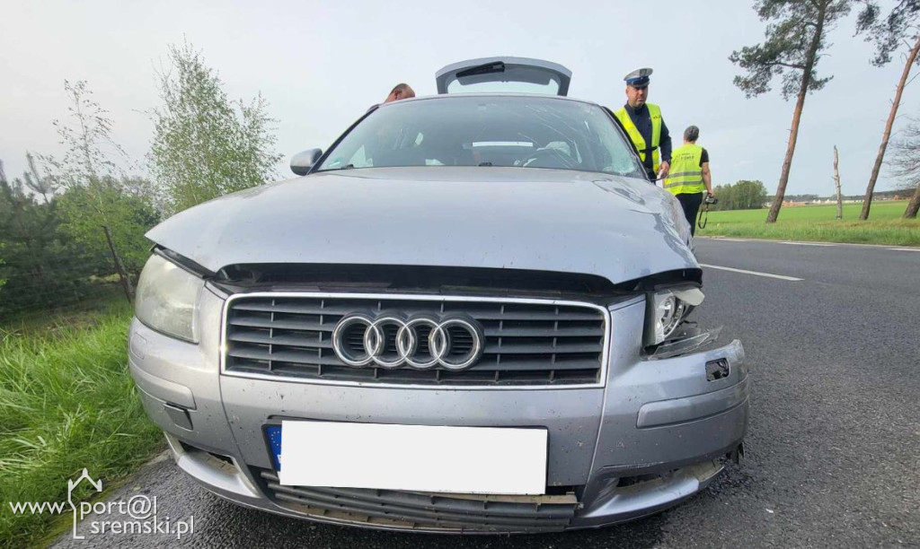 Wypadek na drodze Śrem Kórnik