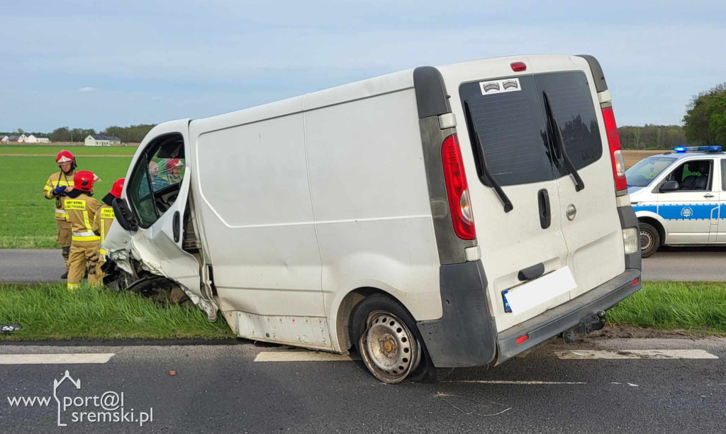 Wypadek na drodze Śrem Kórnik