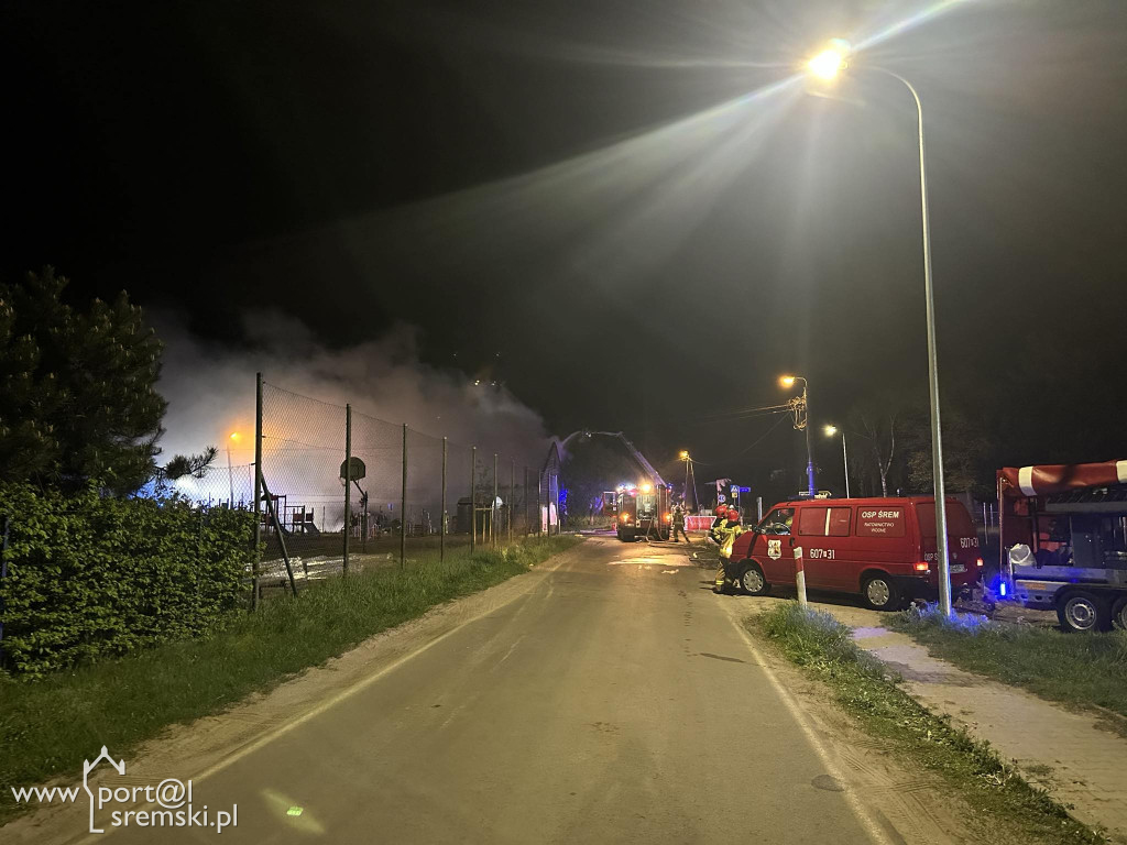 Pożar stodoły w Pełczynie