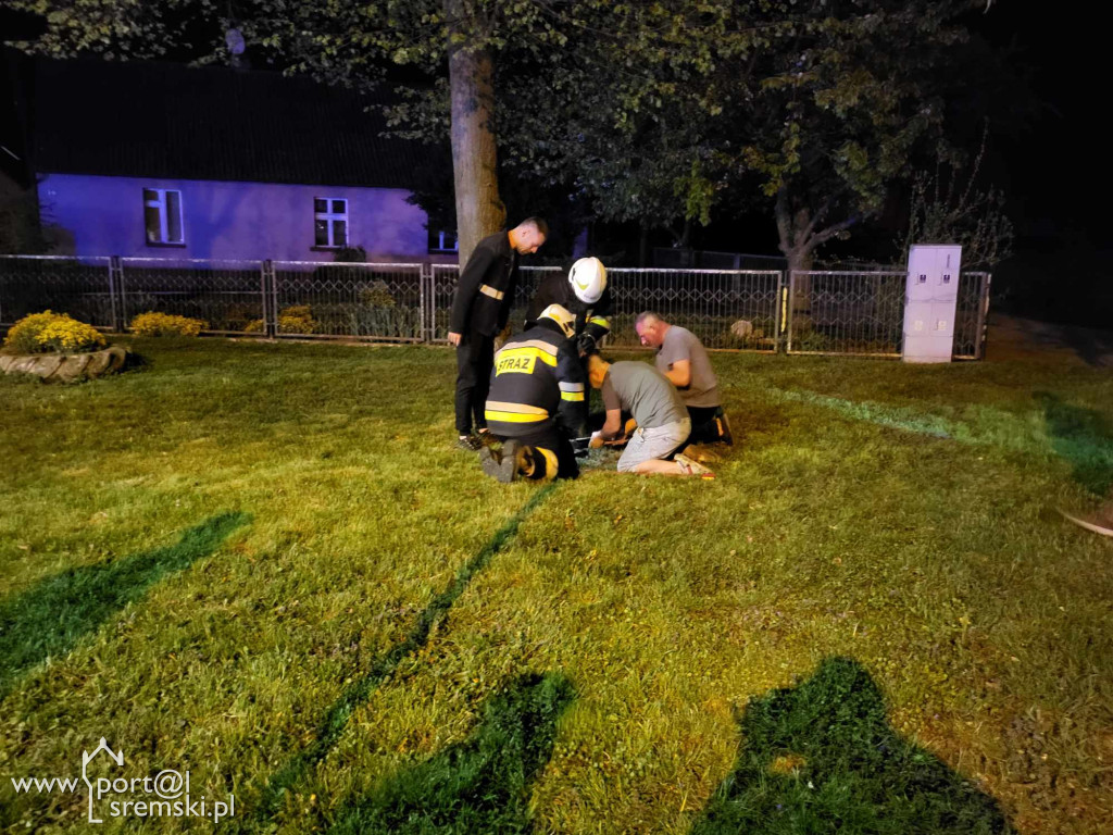 Pożar stodoły w Pełczynie