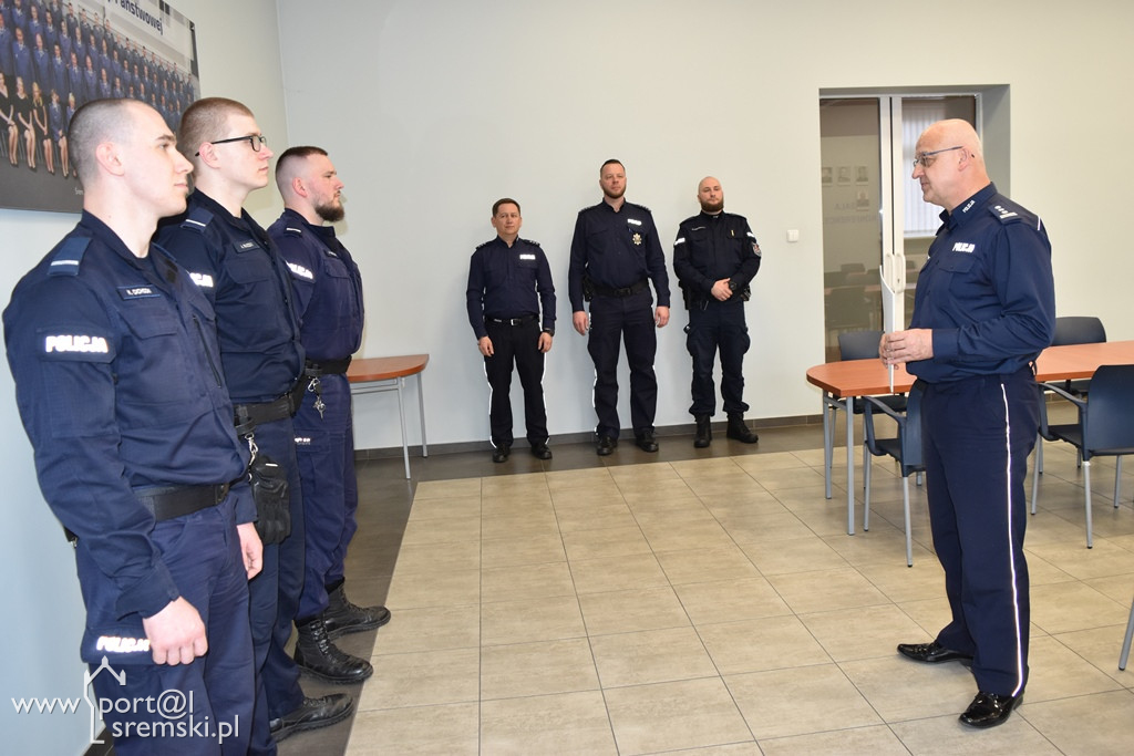 Trzech śremskich policjantów z nominacją