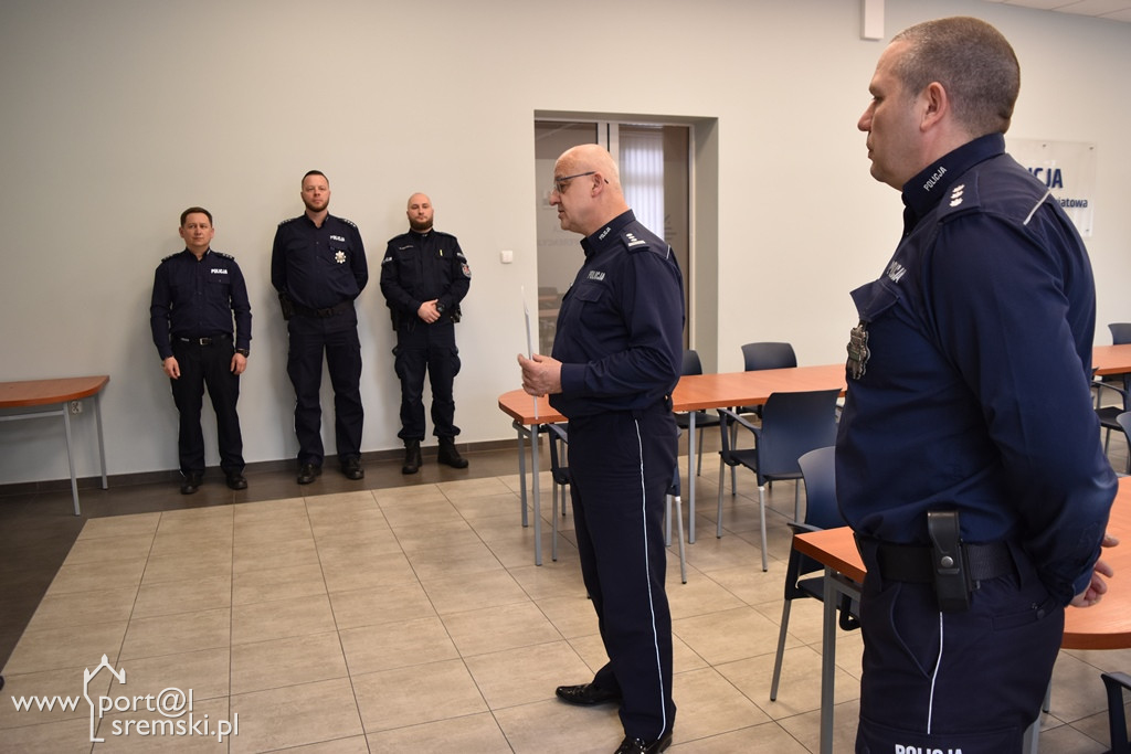 Trzech śremskich policjantów z nominacją