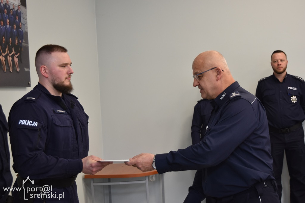 Trzech śremskich policjantów z nominacją
