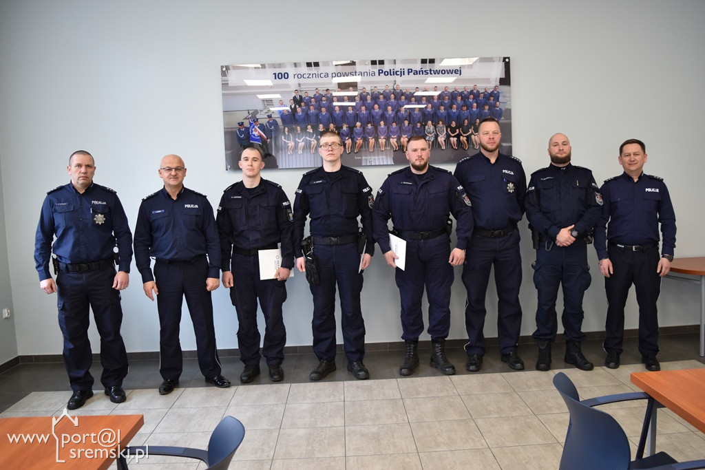 Trzech śremskich policjantów z nominacją