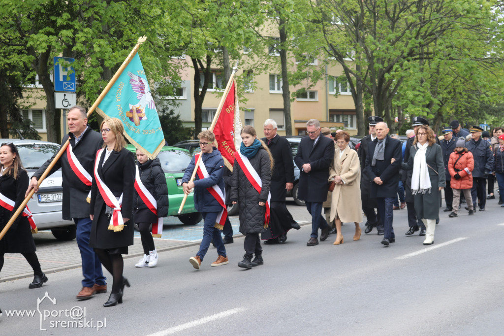 84. rocznica zbrodni katyńskiej - obchody w Śremie