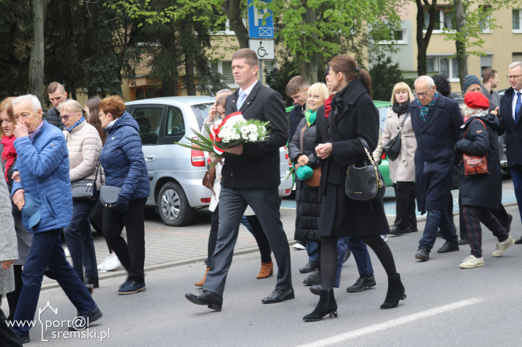 84. rocznica zbrodni katyńskiej - obchody w Śremie