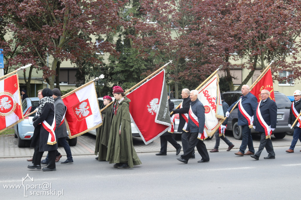 84. rocznica zbrodni katyńskiej - obchody w Śremie