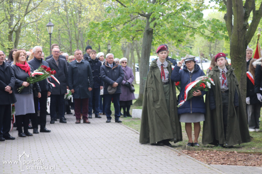 84. rocznica zbrodni katyńskiej - obchody w Śremie