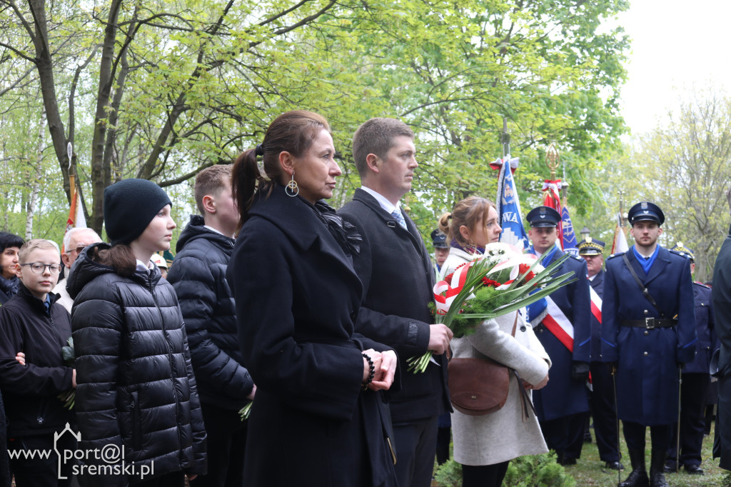 84. rocznica zbrodni katyńskiej - obchody w Śremie