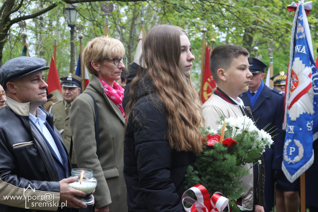 84. rocznica zbrodni katyńskiej - obchody w Śremie