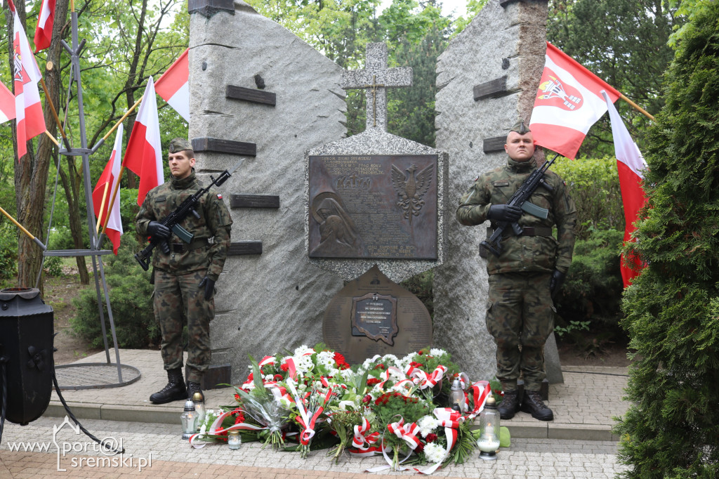 84. rocznica zbrodni katyńskiej - obchody w Śremie