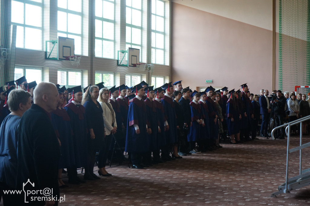 Pożegnanie maturzystów ZSE w Śremie
