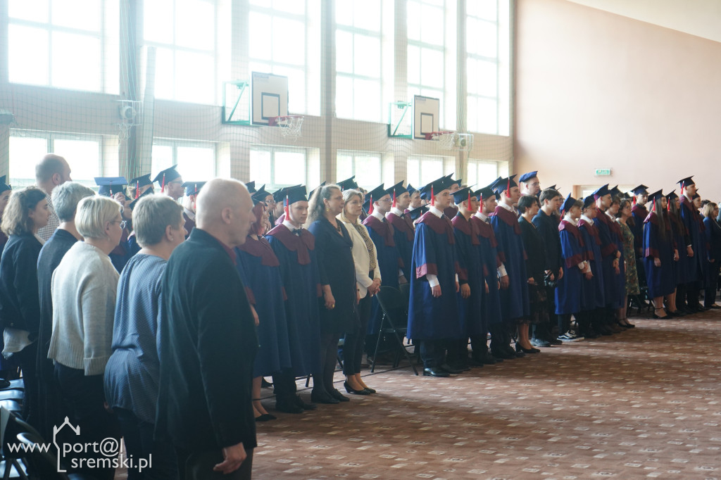 Pożegnanie maturzystów ZSE w Śremie