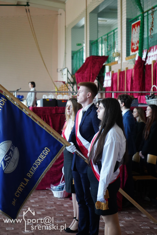 Pożegnanie maturzystów ZSE w Śremie