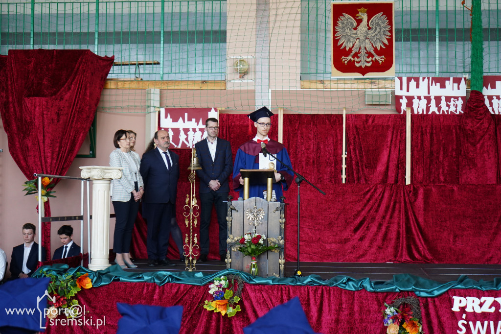 Pożegnanie maturzystów ZSE w Śremie