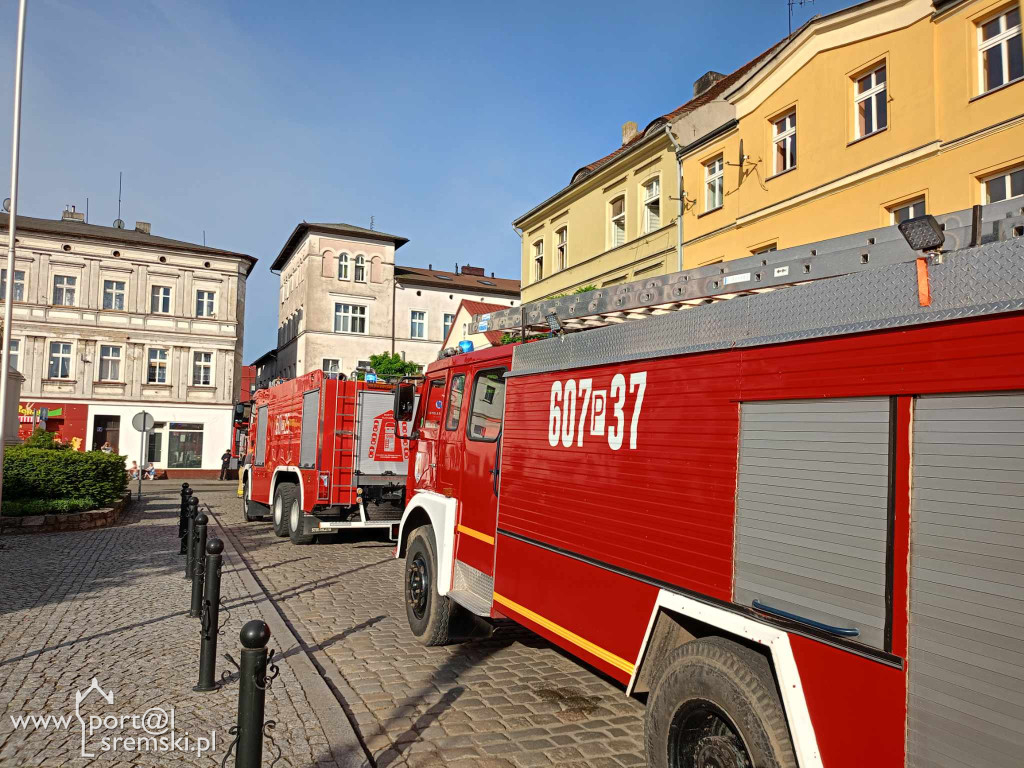Zadymienie w kamienicy