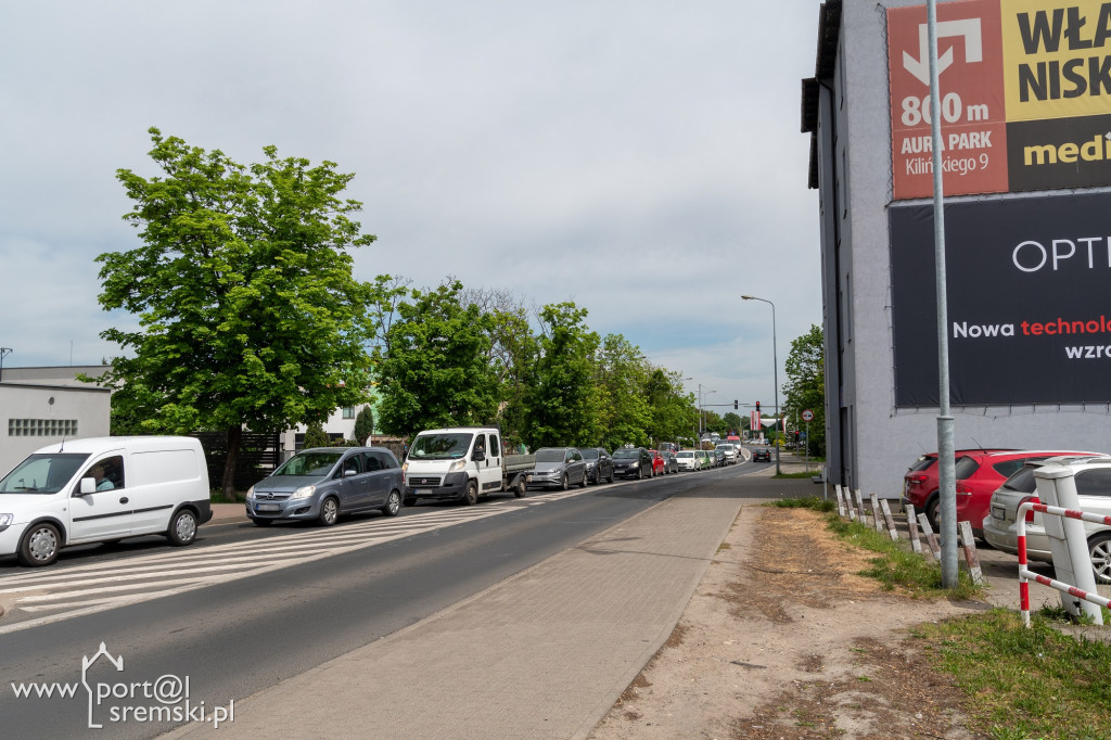 Najbardziej zakorkowane drogi w Śremie