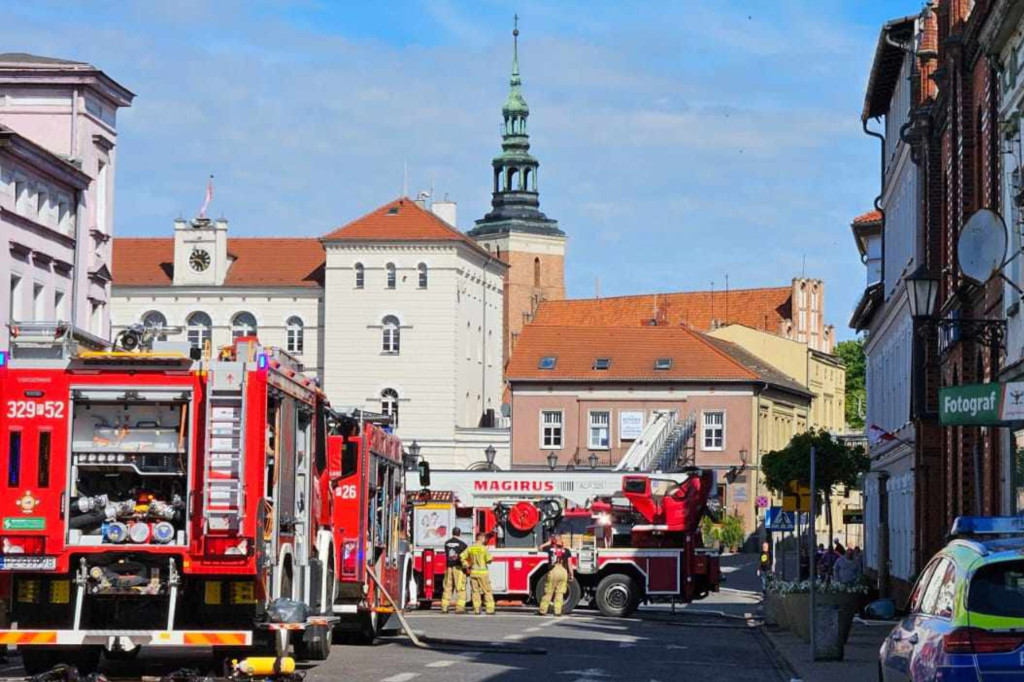 Pożar hotelu w Śremie