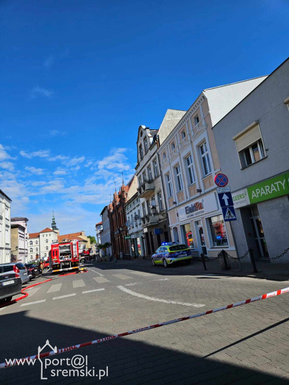 Pożar hotelu w Śremie