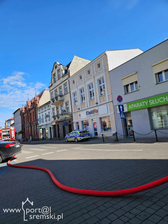 Pożar hotelu w Śremie