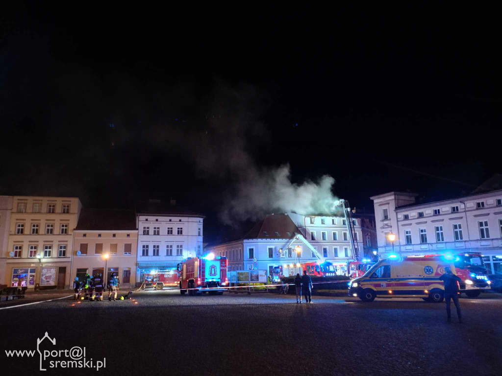 Pożar hotelu w Śremie