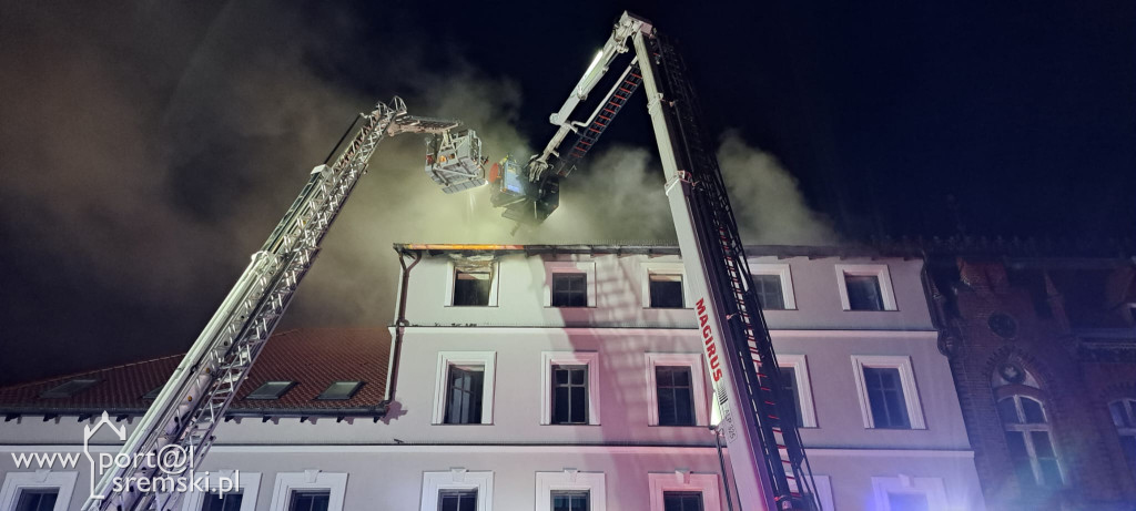 Pożar hotelu w Śremie