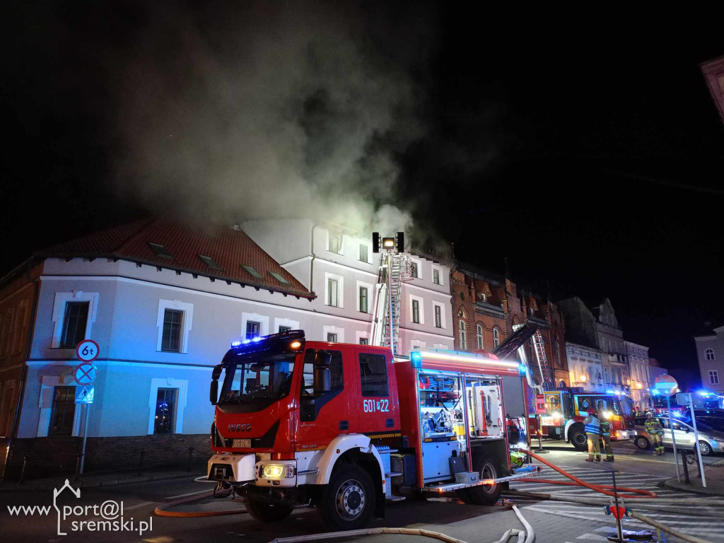 Pożar hotelu w Śremie