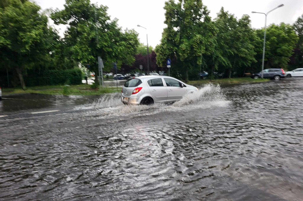Ulewy w  Śremie