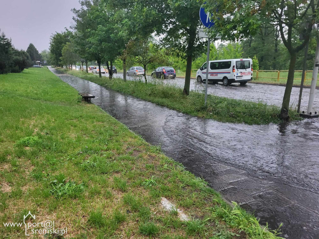 Ulewy w  Śremie