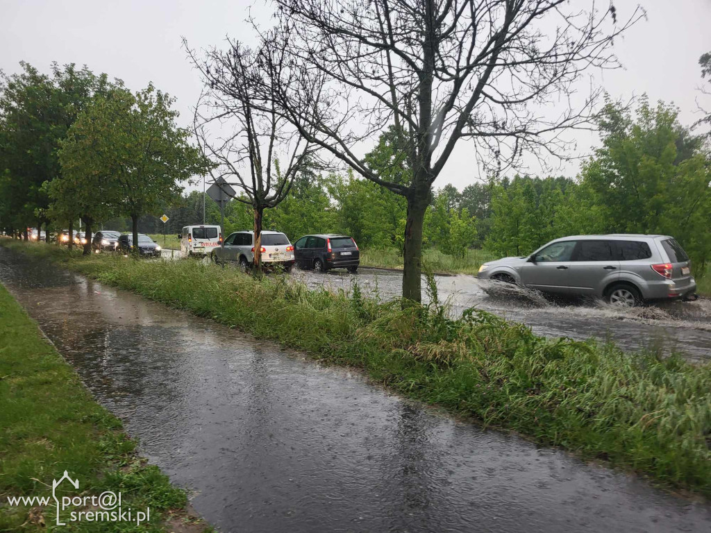 Ulewy w  Śremie