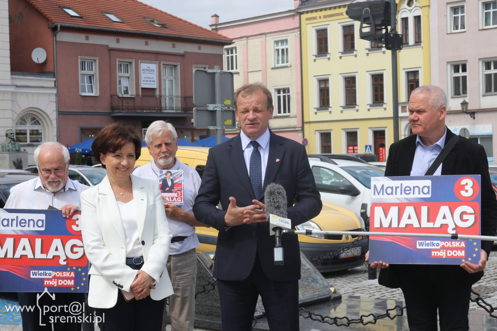 Marlena Maląg kandydatka do PE wizytowała w Śremie
