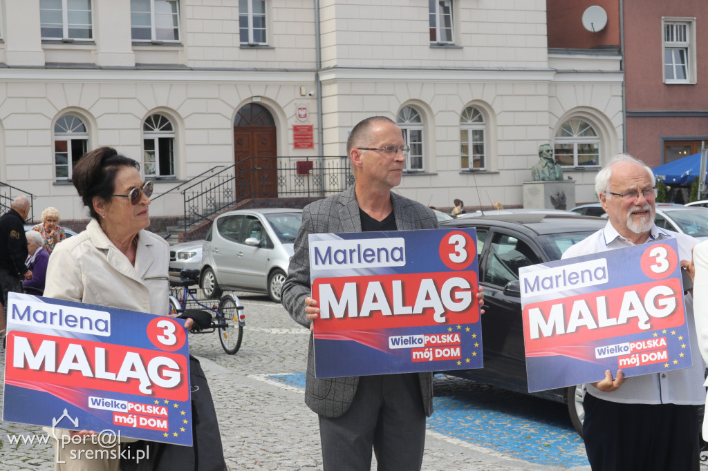 Marlena Maląg kandydatka do PE wizytowała w Śremie