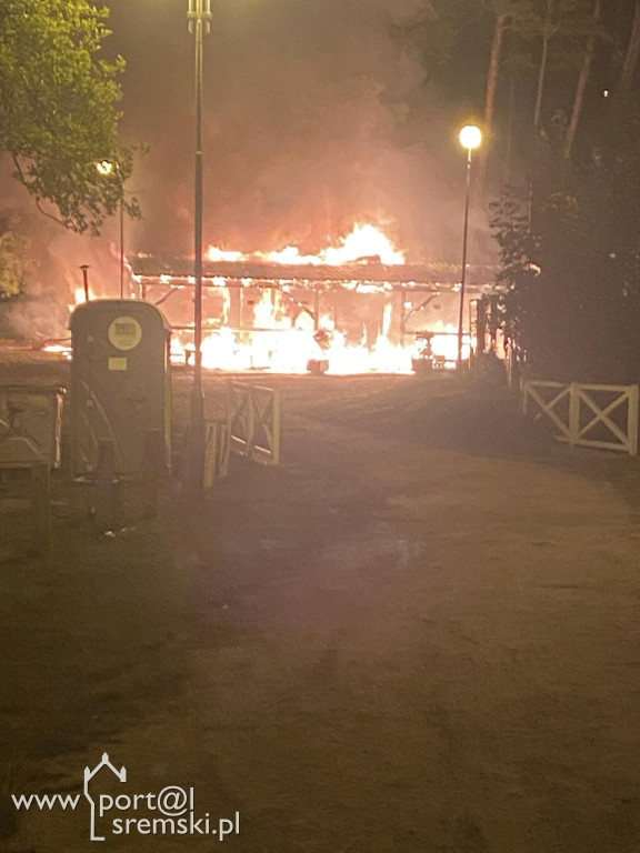 Pożar lokalu w Jarosławkach