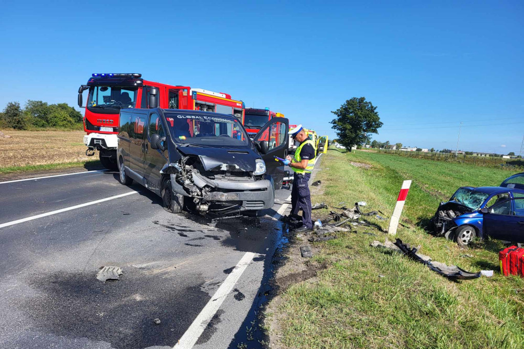 Wypadek na DW Śrem - Gostyń