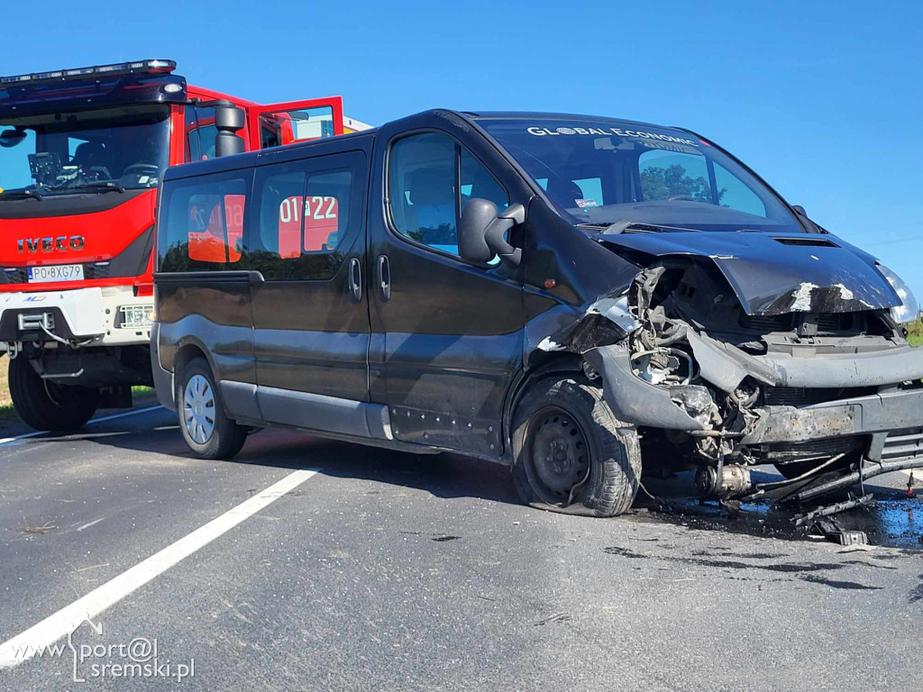 Wypadek na DW Śrem - Gostyń