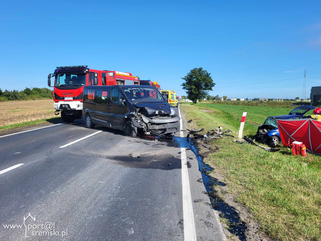 Wypadek na DW Śrem - Gostyń