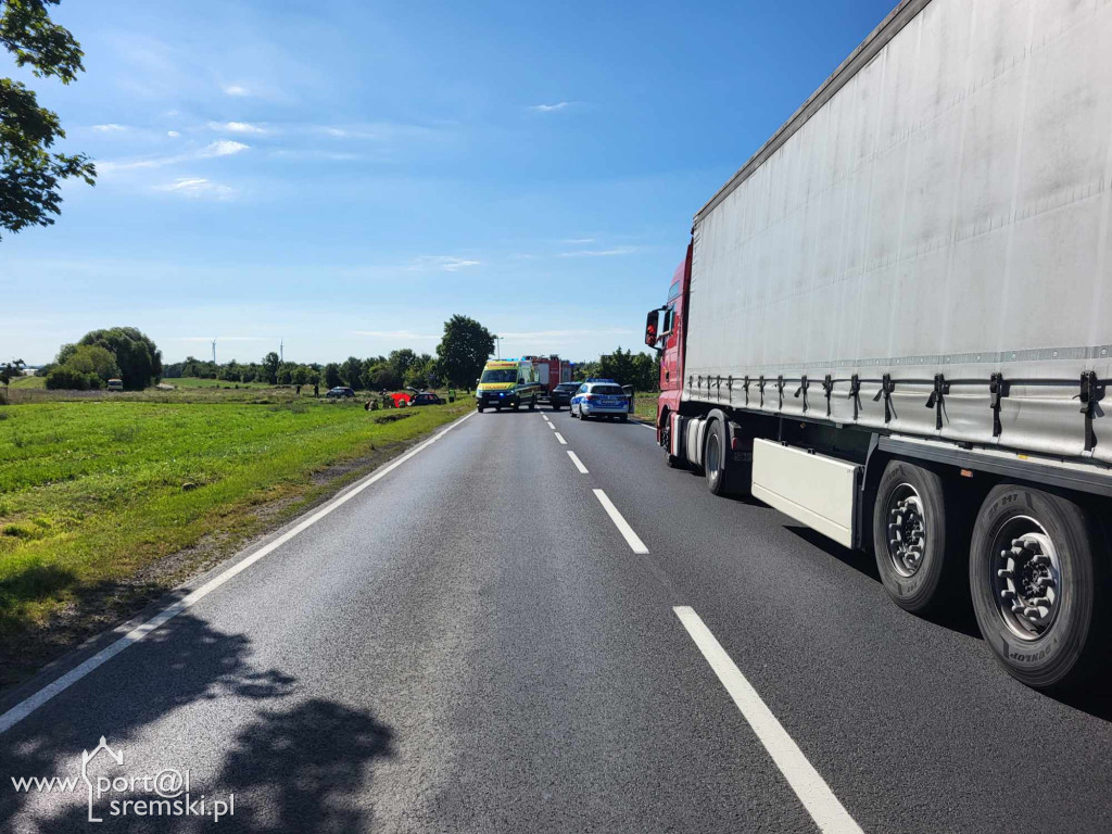 Wypadek na DW Śrem - Gostyń