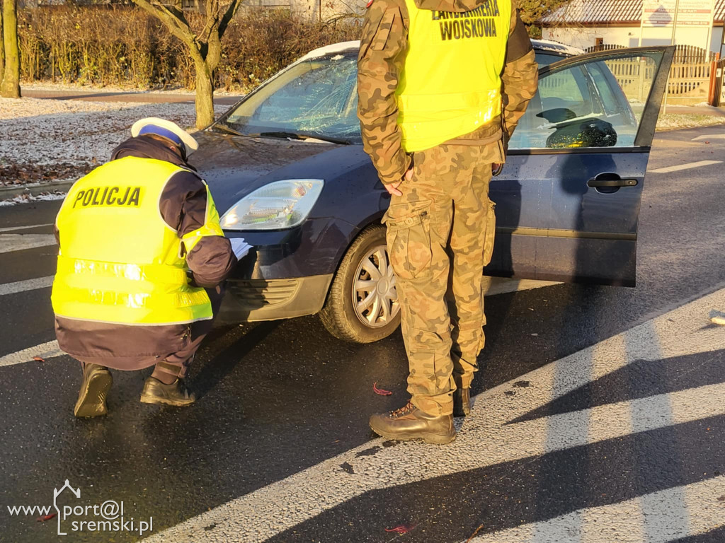 Potrącenie pieszej na ul. Gostyńskiej