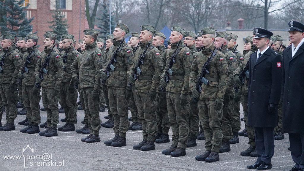 Przysięga wojskowa w Śremie