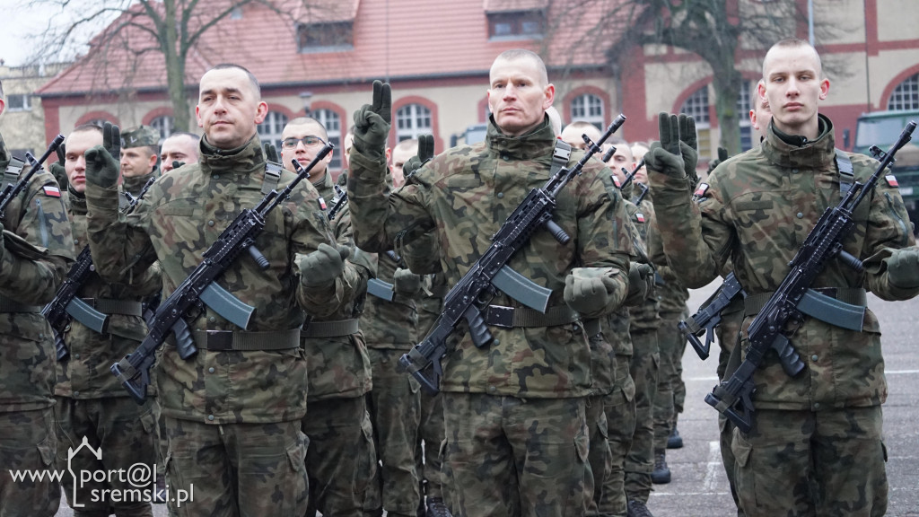 Przysięga wojskowa w Śremie