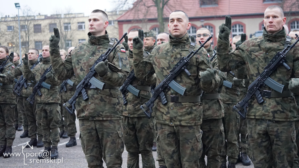 Przysięga wojskowa w Śremie