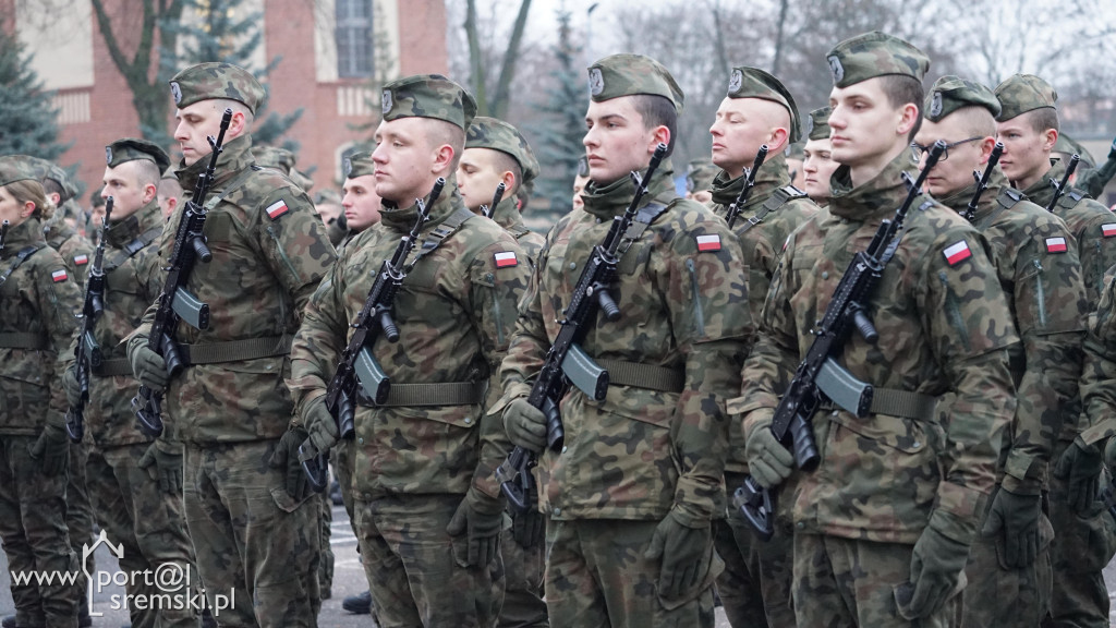 Przysięga wojskowa w Śremie