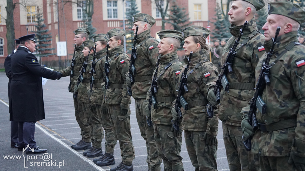Przysięga wojskowa w Śremie