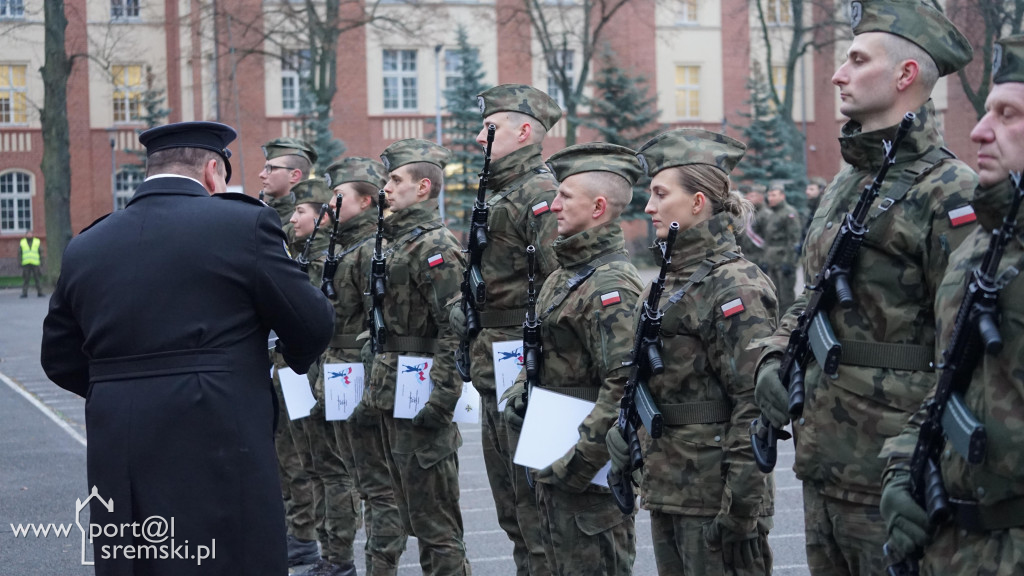 Przysięga wojskowa w Śremie