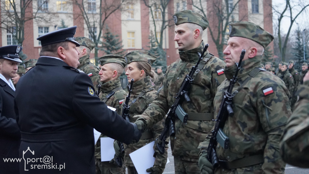 Przysięga wojskowa w Śremie