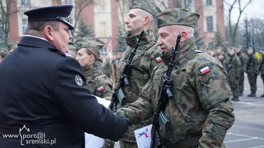 Przysięga wojskowa w Śremie