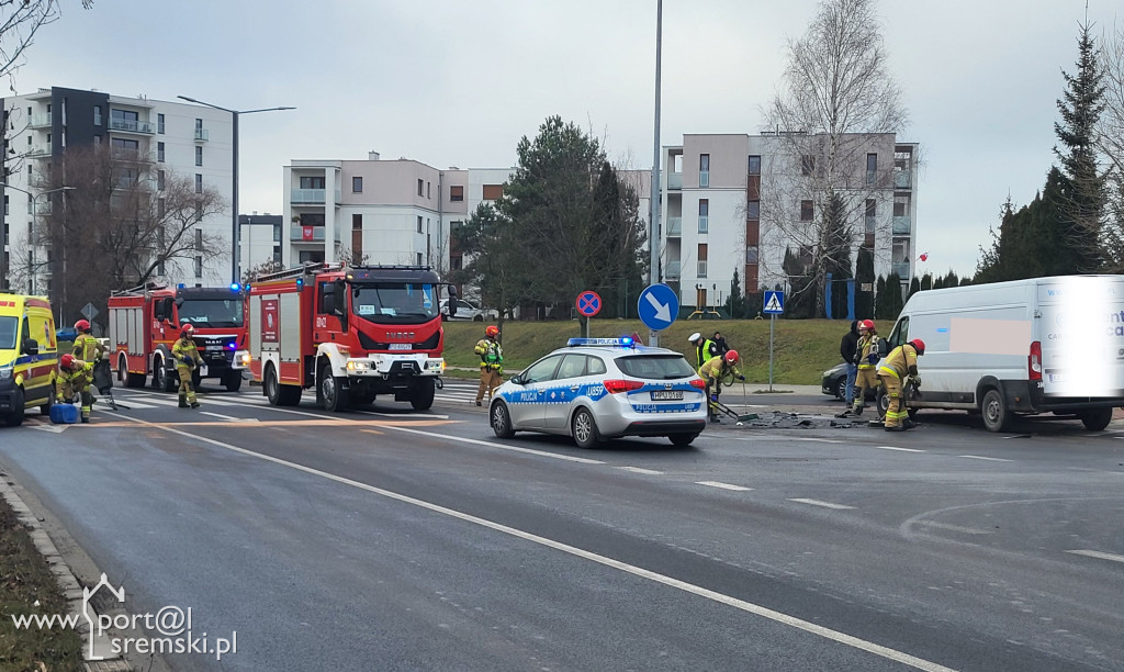 Zderzenie dwóch pojazdów